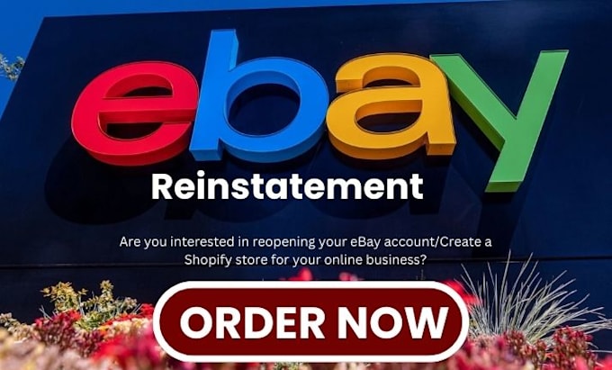 Gig Preview - Ebay reinstatement ebay amazon reinstatement ebay reopen mc011 ebay suspension