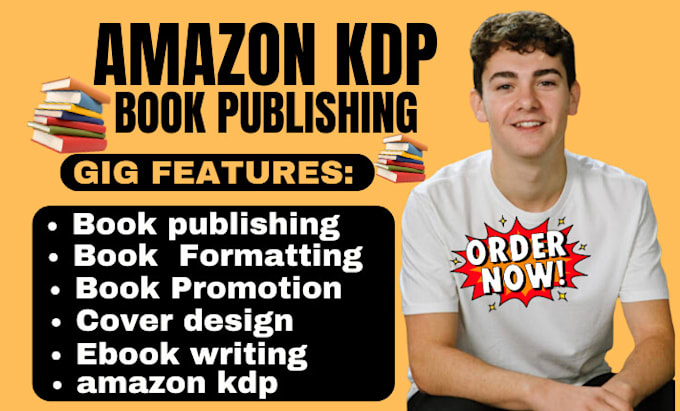 Gig Preview - Publish book on amazon kindle kdp, book formatting, amazon kdp book publishing