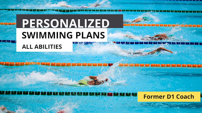 Gig Preview - Create personalized swimming plans