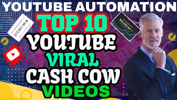 Gig Preview - Build 10x ROI with monetized youtube automation channel, cash cow video