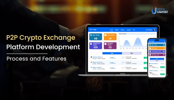 Gig Preview - Do crypto trading platform, binary exchange website, crypto exchange, escrow p2p