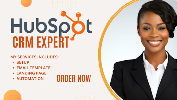 Gig Preview - Setup hubspot automation workflow hubspot landing page hubspot email template