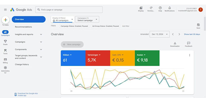 Gig Preview - Optimize google ads setup