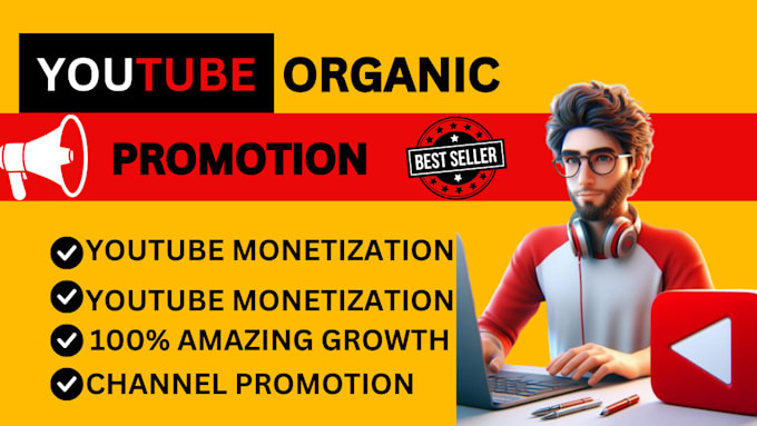 Gig Preview - Gives you complete youtube channel monetization requirements