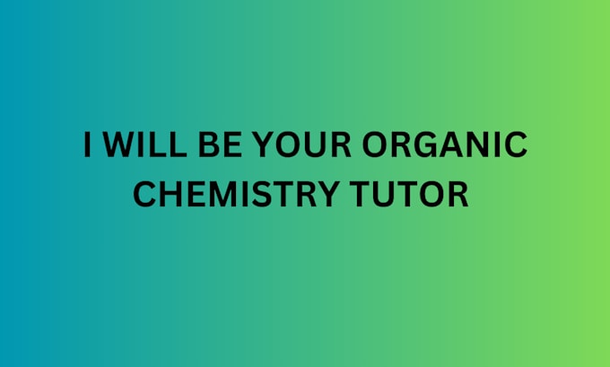 Gig Preview - Be your pal in organic chemistry