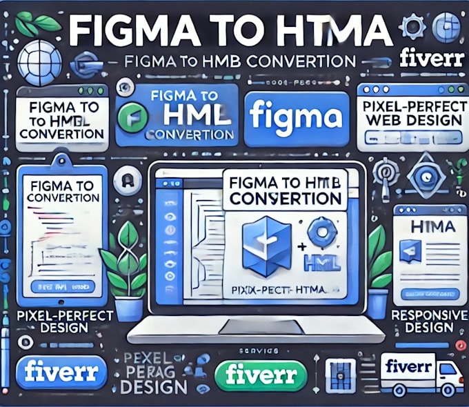 Gig Preview - Professional figma to HTML conversion responsive and pixel perfect design