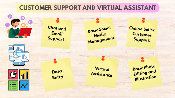 Gig Preview - Offer customer support and virtual assistance