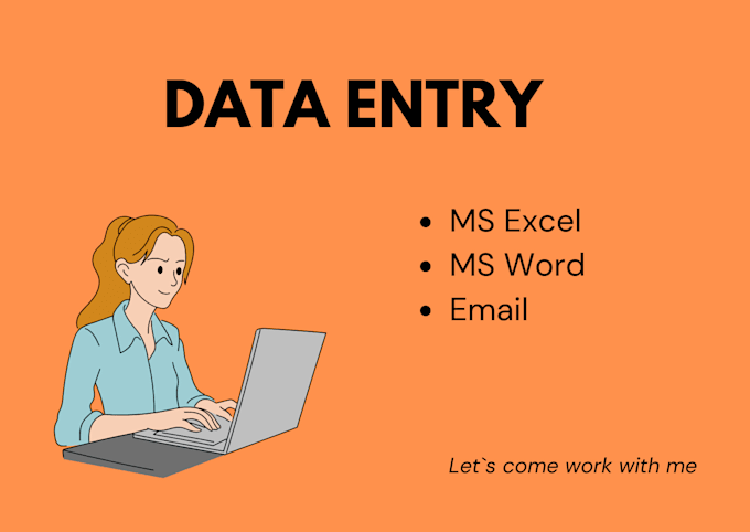 Bestseller - do data entry for you