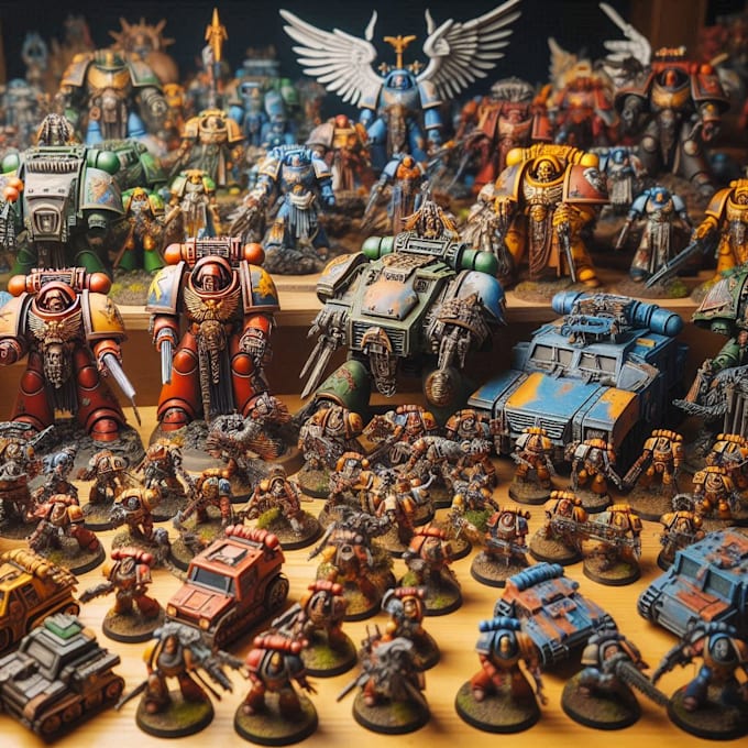 Bestseller - make a miniatures for warhammer 40k art for you