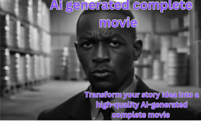 Gig Preview - Create a complete ai movie or ai cinematic full movie