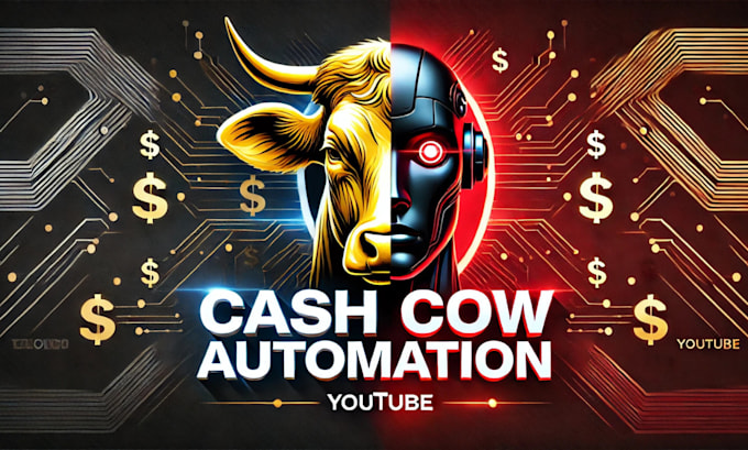 Gig Preview - Create a profit youtube cash cow channel for passive income