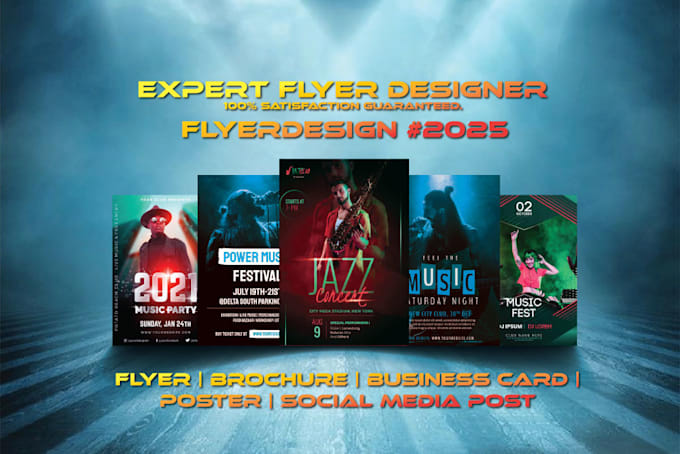 Gig Preview - Design unique flyer, brochure, and posters for your business