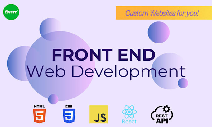 Gig Preview - Create custom websites for you with an expertise in front end development