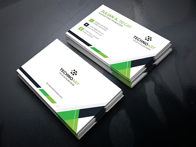 Gig Preview - Do 2 professional minimalist  business card designs within 24 hours