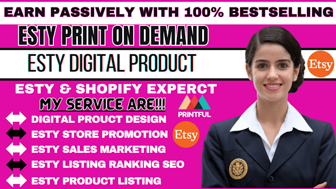 Bestseller - do esty shop design, esty digital products designs, esty optimization