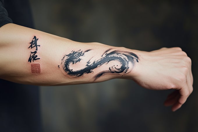 Bestseller - design a chinese or japanese calligraphy tattoo for you