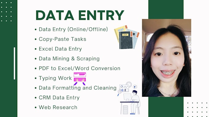 Gig Preview - Do accurate data entry and fast typing services in 5 hours