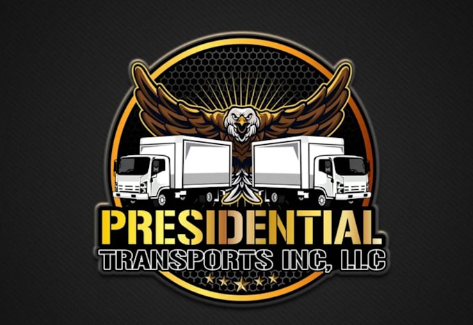 Gig Preview - Make premium transport logistics trucking logo design