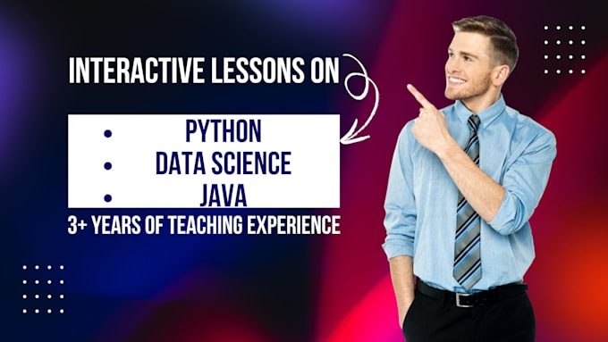 Gig Preview - Tutor python, data science, machine learning and java