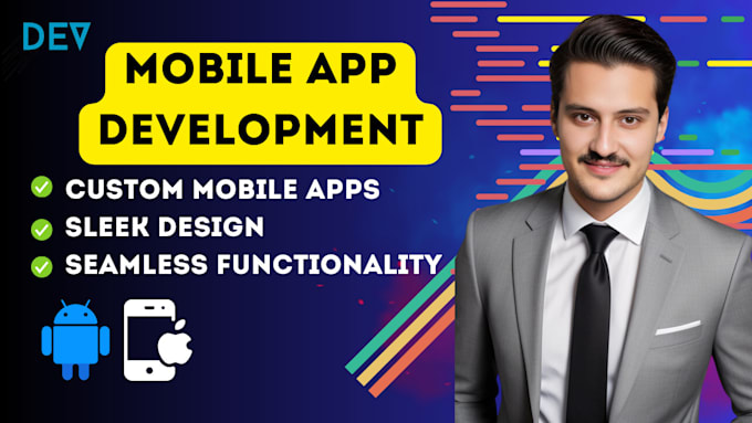 Gig Preview - Do flutter development, react native development, mobile app development