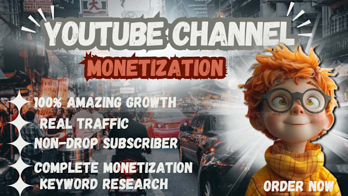 Gig Preview - Do complete youtube channel monetization