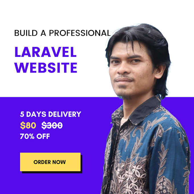 Gig Preview - Build a laravel website with cms for your business profile