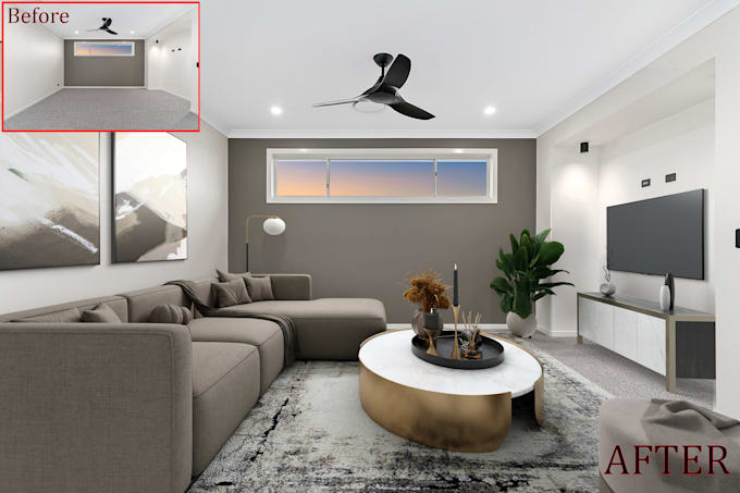 Gig Preview - Do virtual staging and virtual renovation for your listing