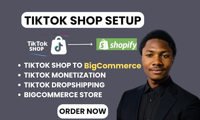 Gig Preview - Integrate tiktok shop bigcommerce with shopify wix webflow sync product to store