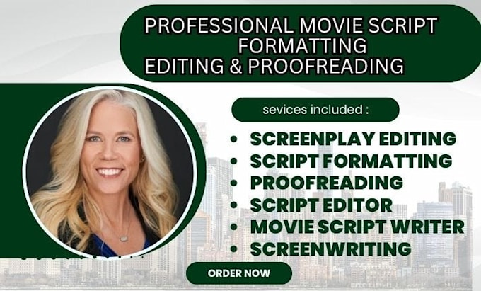 Gig Preview - Creatively adapt your e book or novel into a netflix screenplay for film and tv