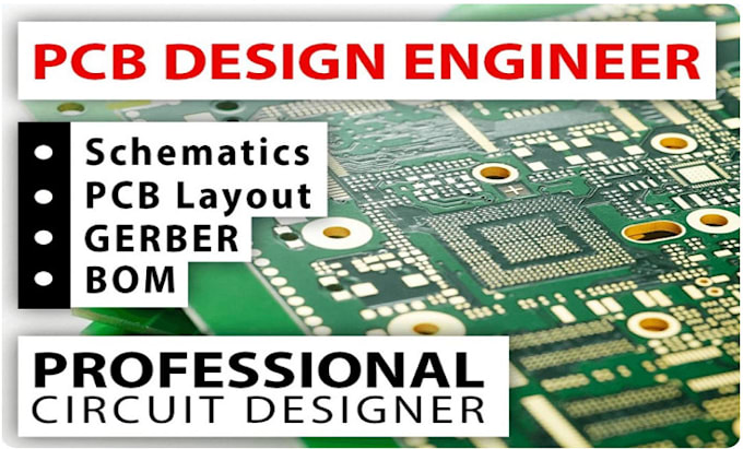 Gig Preview - Do pcb design, schematic diagram, fabrication gerber, bom, proteus and cpl files