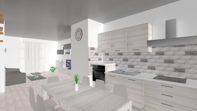 Bestseller - interior design con immagini render in 3d