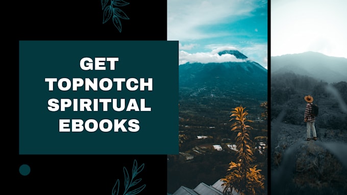 Gig Preview - Ghostwrite topnotch spiritual ebook, motivational ebook, self help ebook