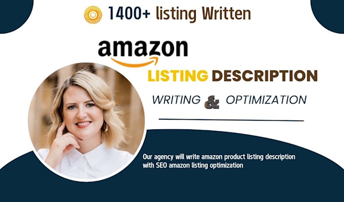 Bestseller - our agency will write  product listing description with SEO amazon listing