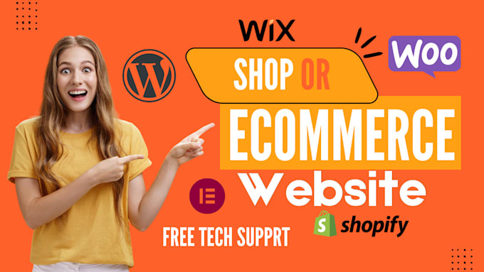 Gig Preview - Create a shop or ecommerce website for you in 24 hrs