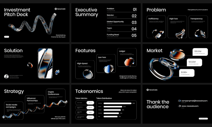 Gig Preview - A ready made investment pitch deck figma template