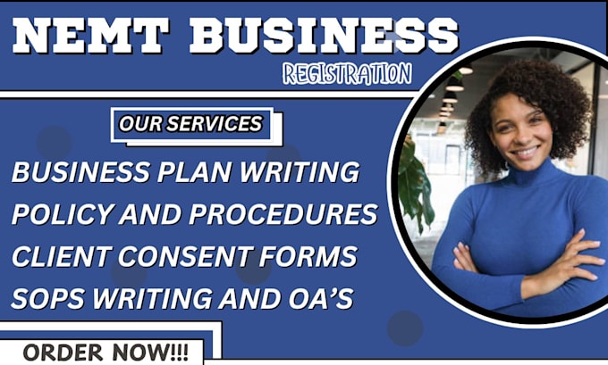 Gig Preview - Coach and setup nemt llc registration, sop, business plan, policy and procedures