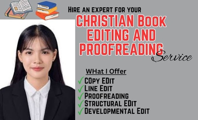 Gig Preview - Be your christian book editor and proofreader, children book, nonfiction, memoir