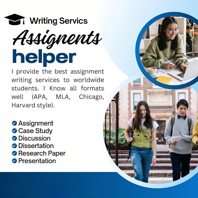 Gig Preview - Do all types of assignment writing for you