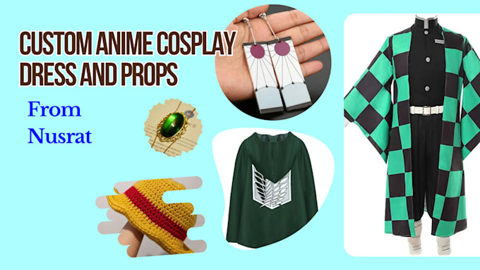 Gig Preview - Create custom cosplay costumes of anime character