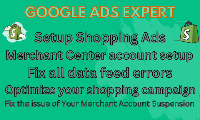 Gig Preview - Setup and manage google shopping ads for ecommerce stores