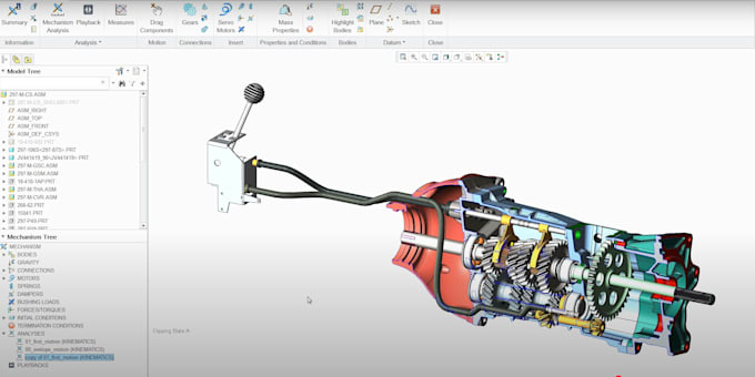 Gig Preview - Create a 3d model and a drawing in creo parametric