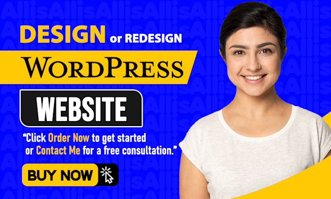 Gig Preview - Build, redesign, revamp wordpress website design woocommerce website development