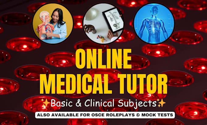 Gig Preview - Be your medical tutor as an mbbs doctor