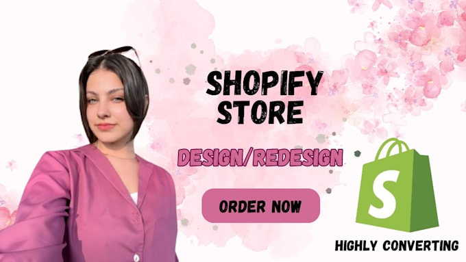 Gig Preview - Design or redesign your shopify store including dropshipping and full webs