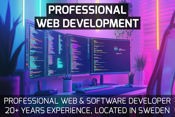 Gig Preview - Be your professional web developer