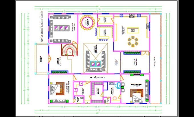 Gig Preview - Draw floor plan, house plan, blueprint, convert pdf to autocad cad dwg