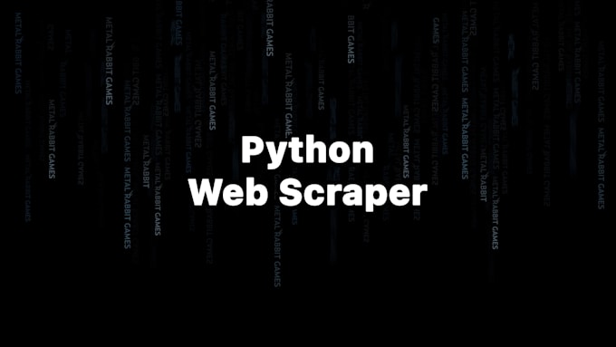 Gig Preview - Develop a python web scraper for your needs