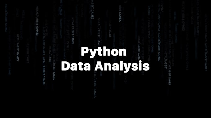 Gig Preview - Do python data analysis