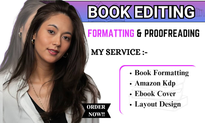 Gig Preview - Assist you with amazon KDP ebook, print book formatting