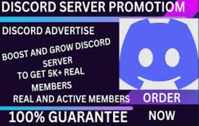 Gig Preview - Promote discord server to organic amd active members